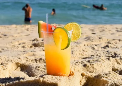 Cocktails à la plage